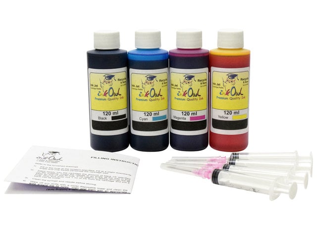 120ml Bulk Kit for use in CANON printers - dye-based black ink